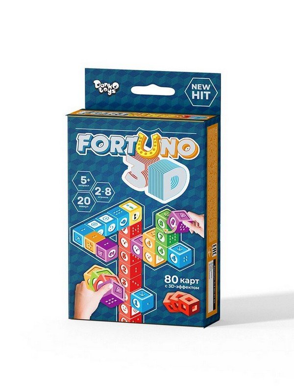 Гра карткова FortUno 3D Рос Danko Toys фото