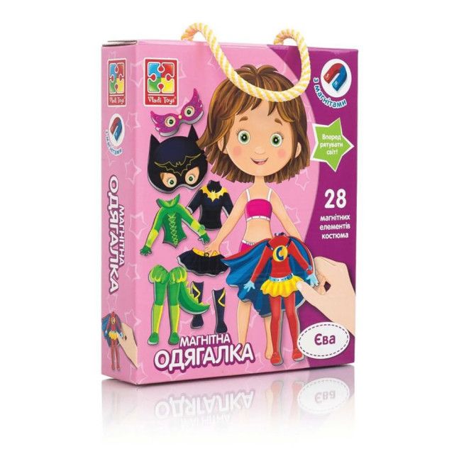 Гра магнітна одягайка Єва Укр Vladi Toys фото