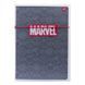 Тетрадь А4 48л, в клетку, в пластиковой папке Yes Marvel Black фото 1