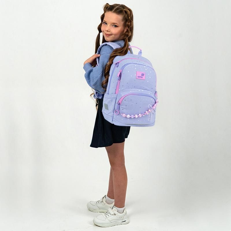 Рюкзак шкільний для дівчинки Kite Education 585 Twinke, Star 40 &times; 29 &times; 14см блакитний фото