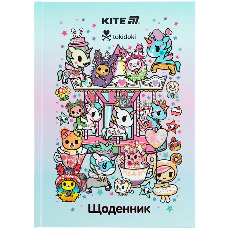 Щоденник шкільний Kite tokidoki тверда обкладинка фото