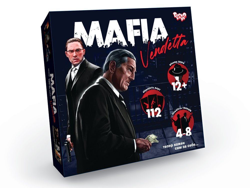 Гра настільна Mafia Vendetta Укр Danko Toys фото