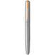 Ручка Parker Jotter Stainless Steel GT FP пір'яна 1мм, корпус металевий з позолотою фото 2
