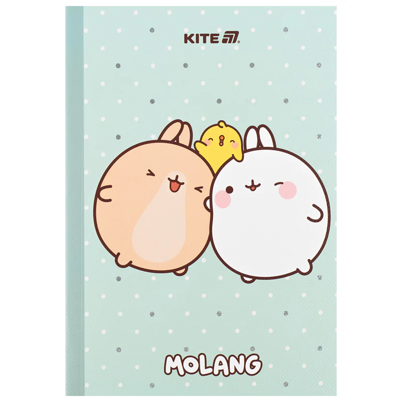 Блокнот А5 40л., в клетку, мягкая обложка Kite Molang фото