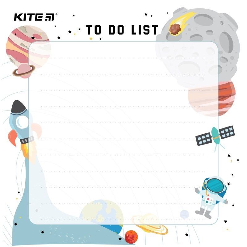 Планінг настінний А5 Kite Space To do list фото