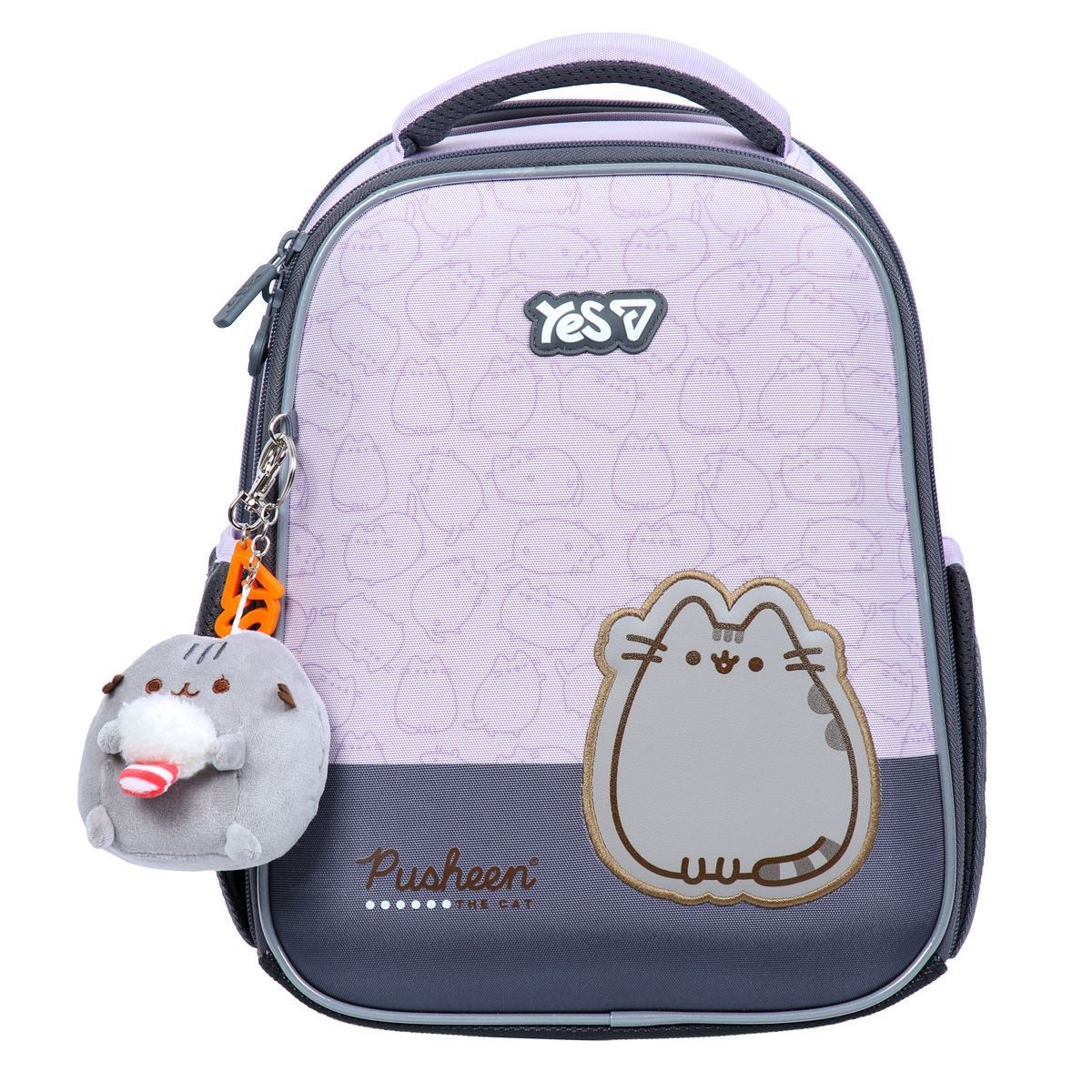 Рюкзак шкільний каркасний для дівчинки Yes H-100S Pusheen 35 &times; 28 &times; 15 см фото