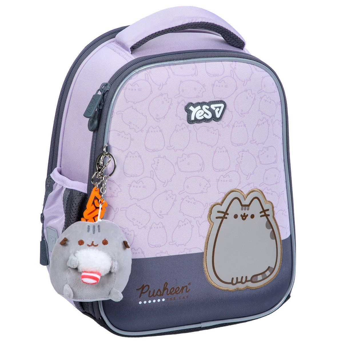 Рюкзак шкільний каркасний для дівчинки Yes H-100S Pusheen 35 &times; 28 &times; 15 см фото