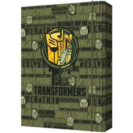 Папка для зошитів картонна на гумці B5 Kite Transformers фото