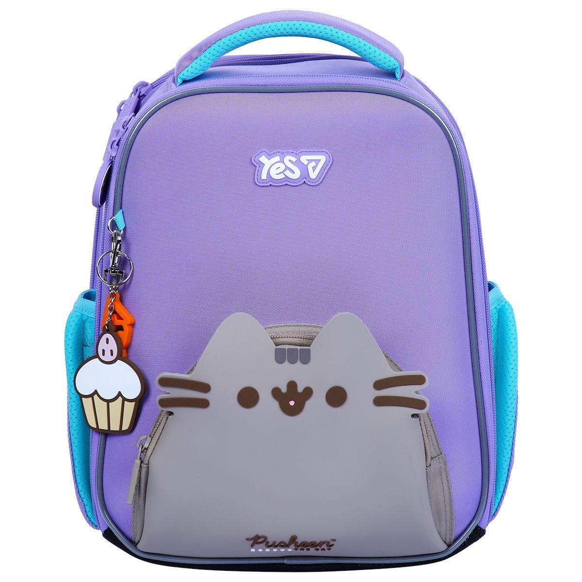 Рюкзак школьный каркасный Yes H-100S Pusheen Summer 35&times;28&times;15 см фиолетовый фото