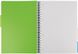 Тетрадь А4 120л, в клетку, на пружине, с разделителями, пластиковая обложка Optima Adamant зеленая фото 5