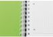 Зошит А4 120арк., в клітинку, на спіралі, з розділювачами, пластикова обкладинка Optima Adamant зел. фото 4