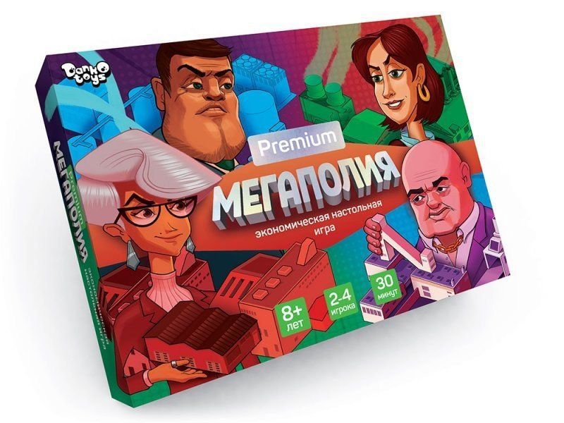 Гра настільна Мегаполия Premium Рос (Danko Toys) фото