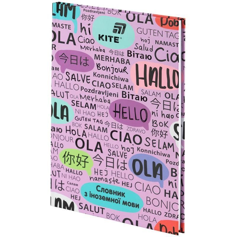 Словарь для записи иностранных слов Kite Hello А5 60л фото