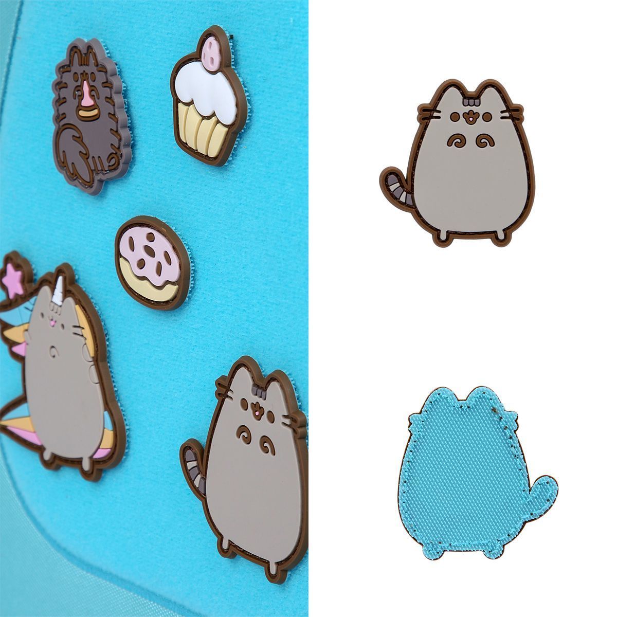Рюкзак шкільний каркасний для дівчинки Yes S-78M Pusheen Summer 38 &times; 29 &times; 17 см фіолетово-м'ятний фото
