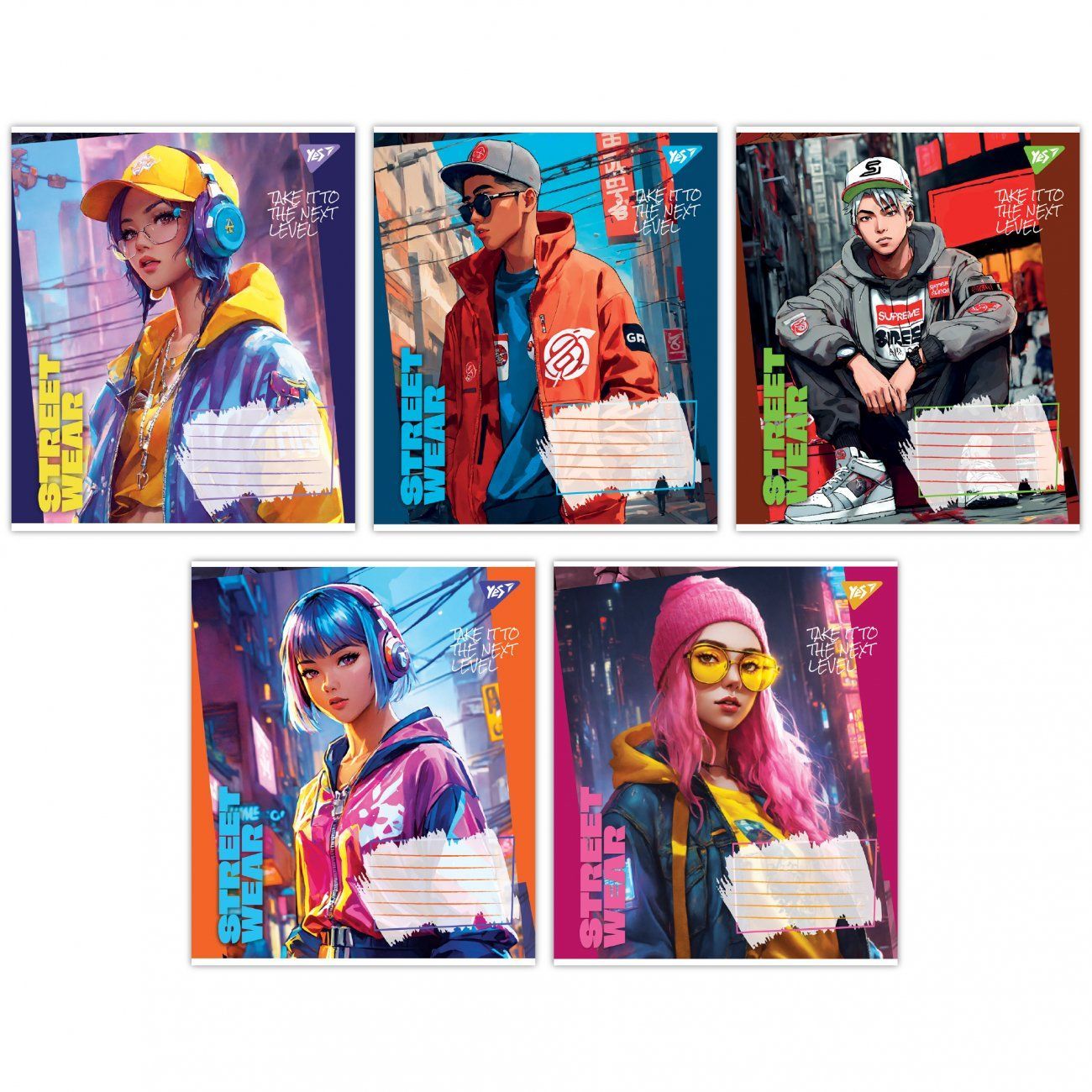 Тетрадь школьная Yes 36 листов линия Street wear фото