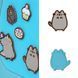 Рюкзак шкільний каркасний для дівчинки Yes S-78M Pusheen Summer 38 &times; 29 &times; 17 см фіолетово-м'ятний фото 9