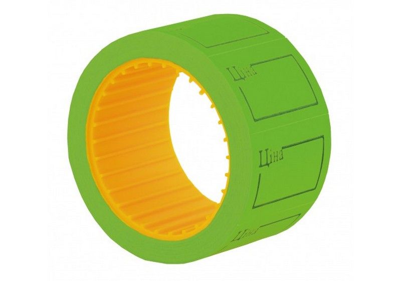 Етикетки-цінники Ціна 30*20мм 200шт/рул Economix зелені (10) фото
