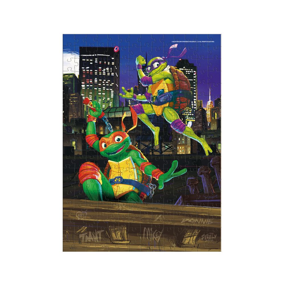 Пазл 250эл 32*23см TMNT Донателло и Микеланджело DoDo фото