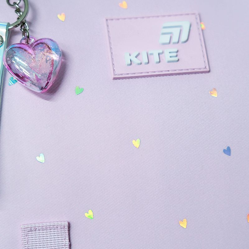 Рюкзак школьный для девочки Kite Education 772 So Cute 38,5 &times; 29 &times; 12,5 см, сиреневый фото