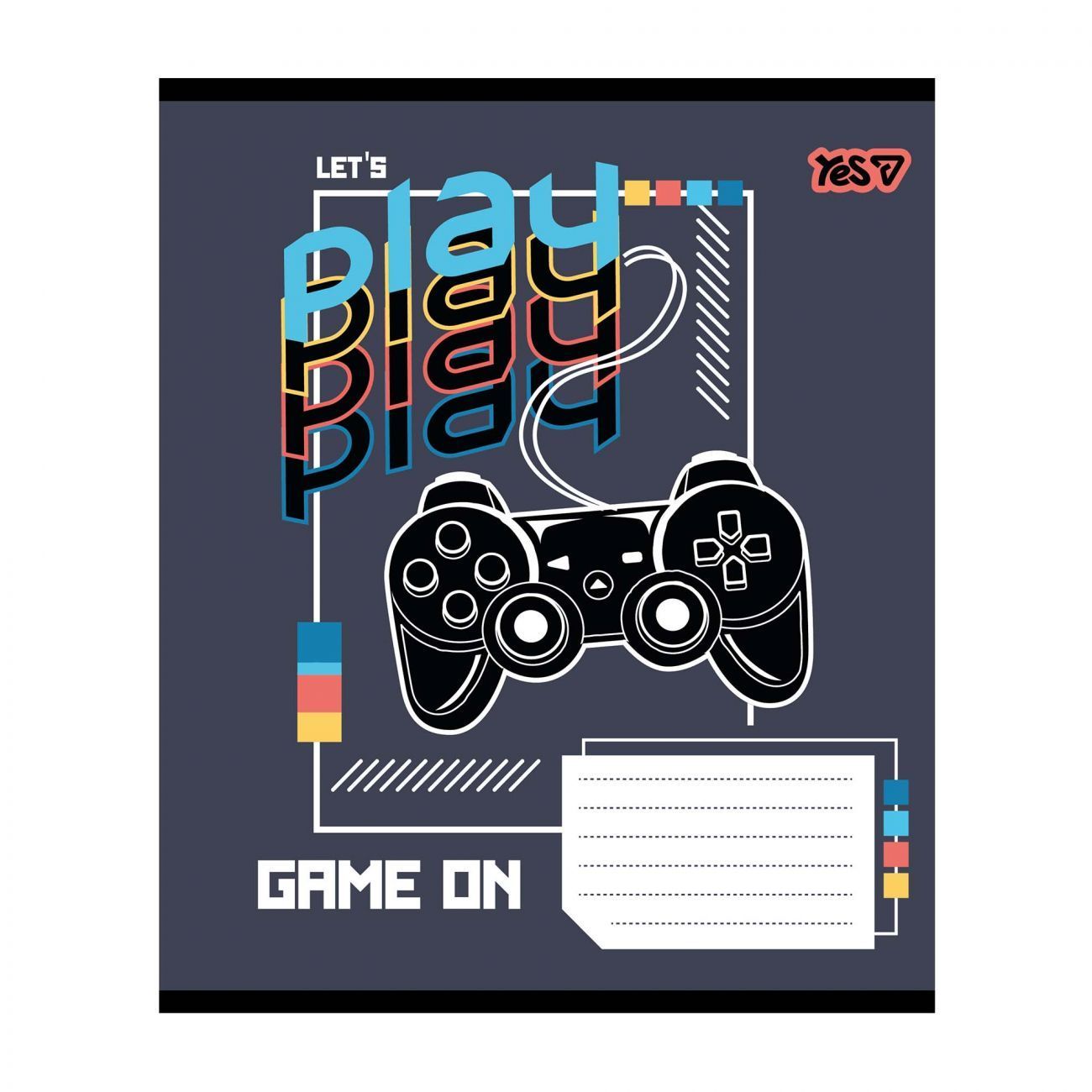 Зошит шкільний Yes 12 аркушів клітинка Game фото