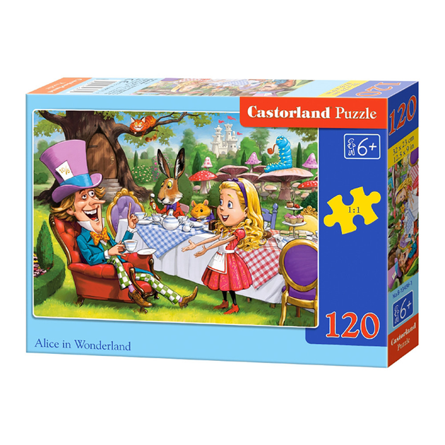 Пазлы 120эл 32*23см Алиса в стране чудес Castorland фото