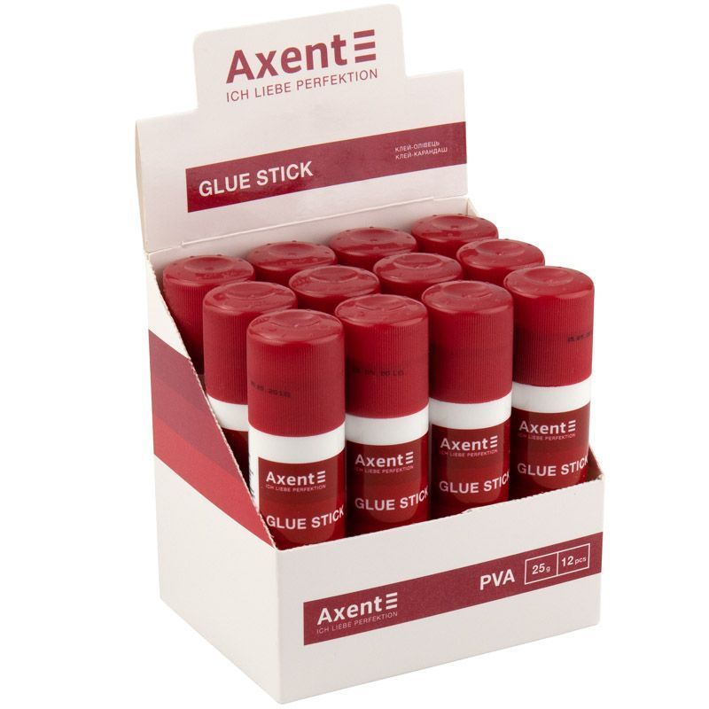 Клей-карандаш Axent PVA 25г фото