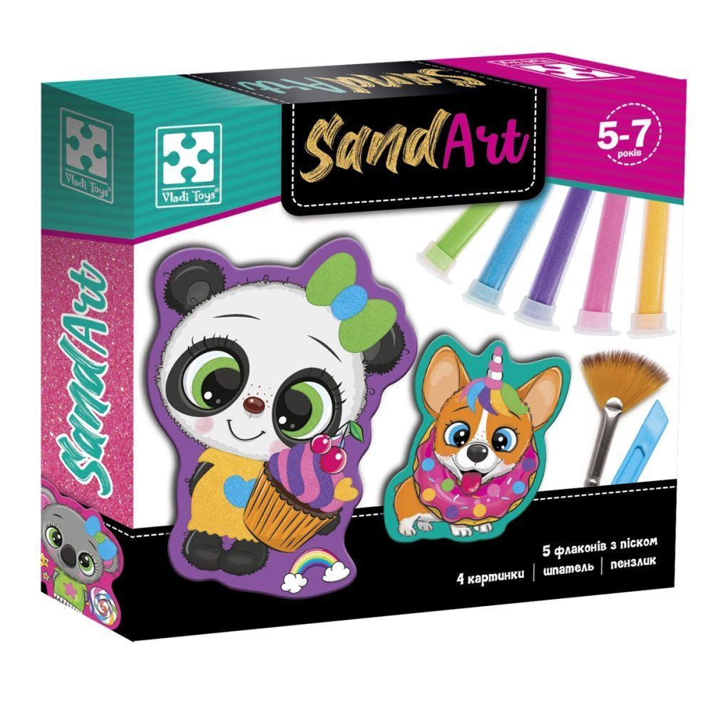 Набор для творчества Санд арт Сладкая вечеринка (Vladi Toys) фото