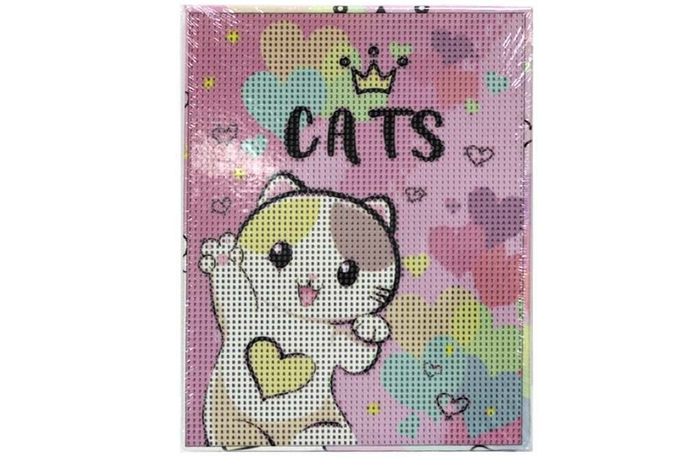 Алмазная мозаика 20&times;25 см на холсте Cats Kidis KD3083 фото