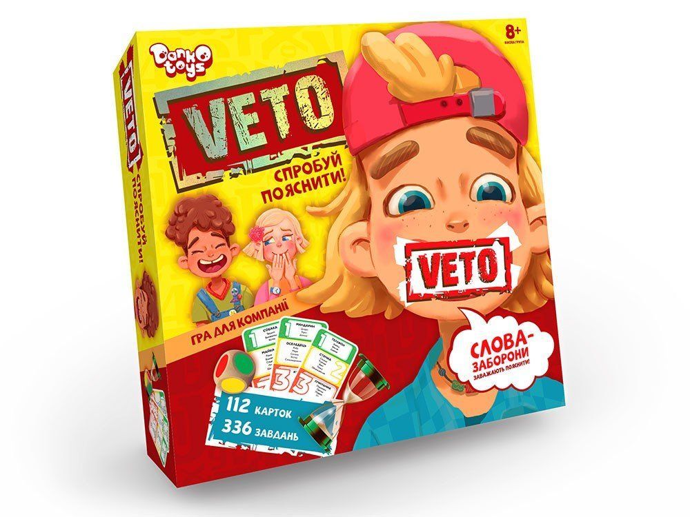 Гра настільна VETO Укр (Danko Toys) фото