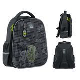 Рюкзак шкільний напівкаркасний для хлопчика GoPack Education 165M Skate 38*28*13см сірий фото
