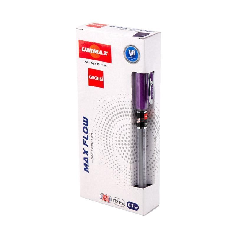 Ручка шариковая Unimax Maxflow 0,7мм фиолетовая фото