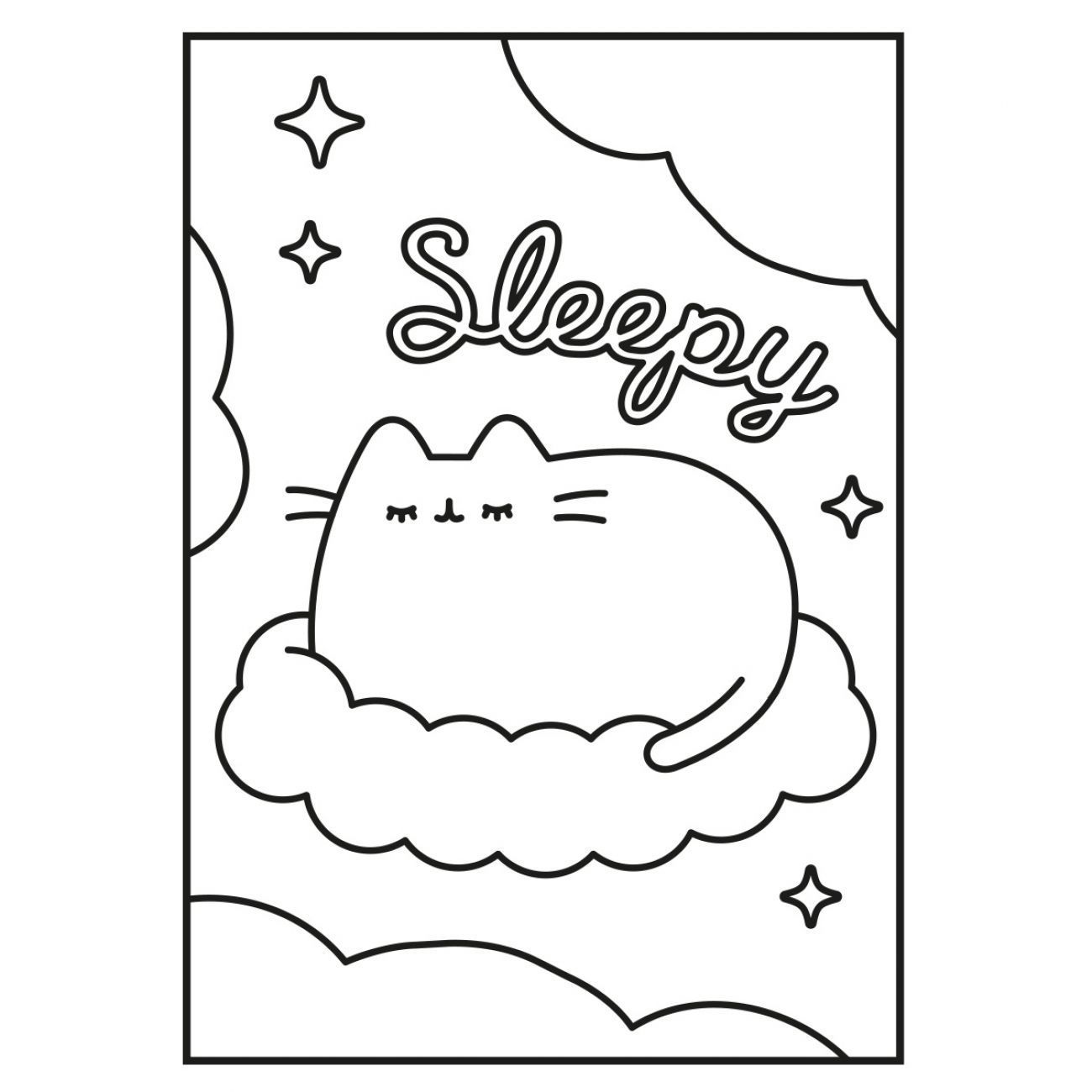 Розмальовка з наліпками та завданнями Pusheen А4 12 стор Yes фото