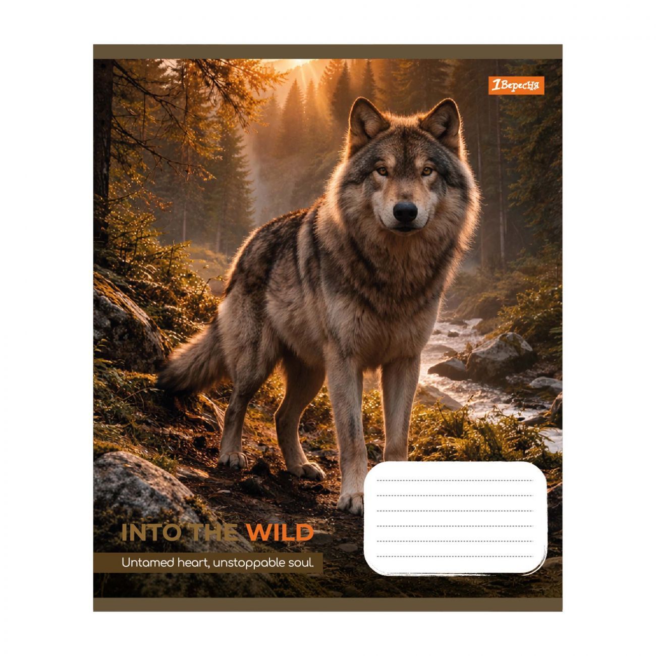 Зошит шкільний 1Вересня 24 аркуша лінія Into the wild фото