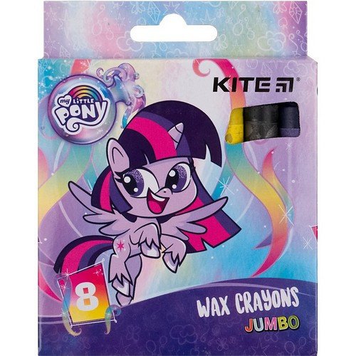 Крейда воскова Kite My Little Pony Jumbo 8 кольорів фото