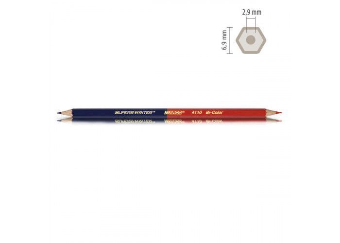 Олівці кольорові Marco Super Writer 24 кольори 12шт двосторонні фото