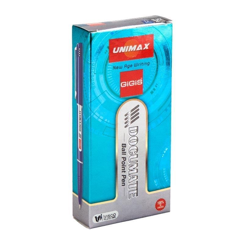 Ручка кулькова Unimax Documate 1мм чорна фото