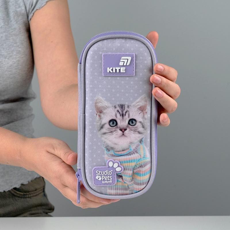 Пенал шкільний Kite для дівчинки на 1 відділення 662 Studio Pets фото