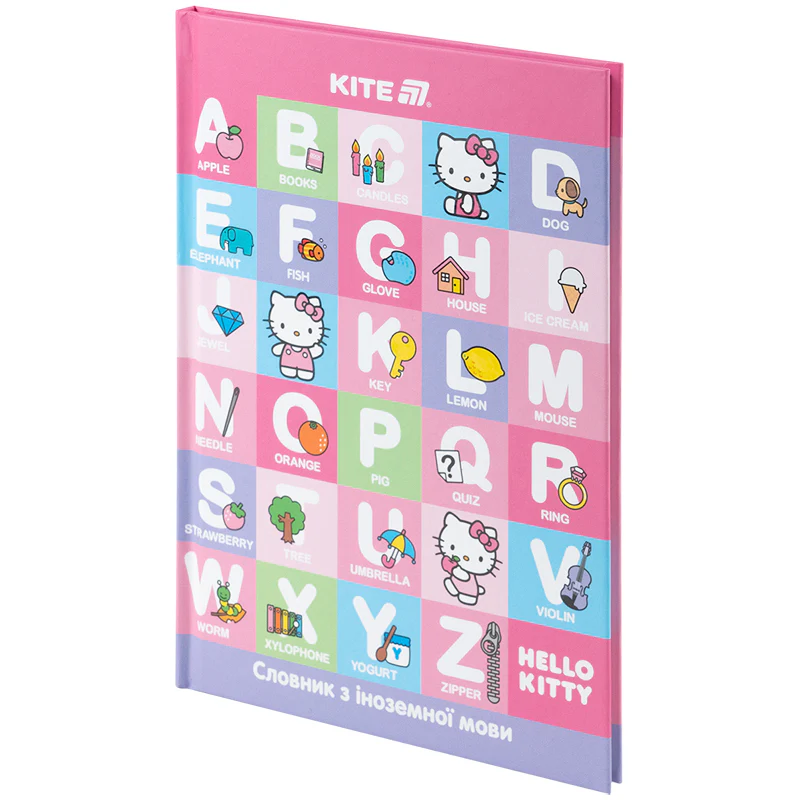 Зошит-словник для запису іноземних слів Kite Hello Kitty А5 60арк фото