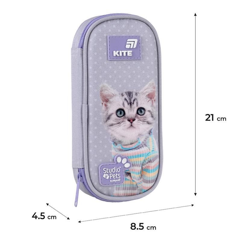 Пенал шкільний Kite для дівчинки на 1 відділення 662 Studio Pets фото
