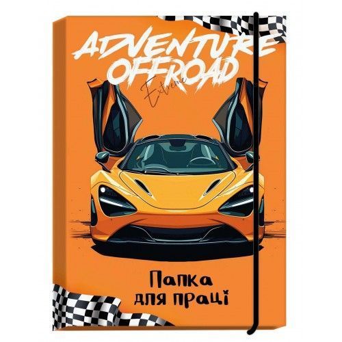Папка для праці картонна на гумці А4 Рюкзачок фото