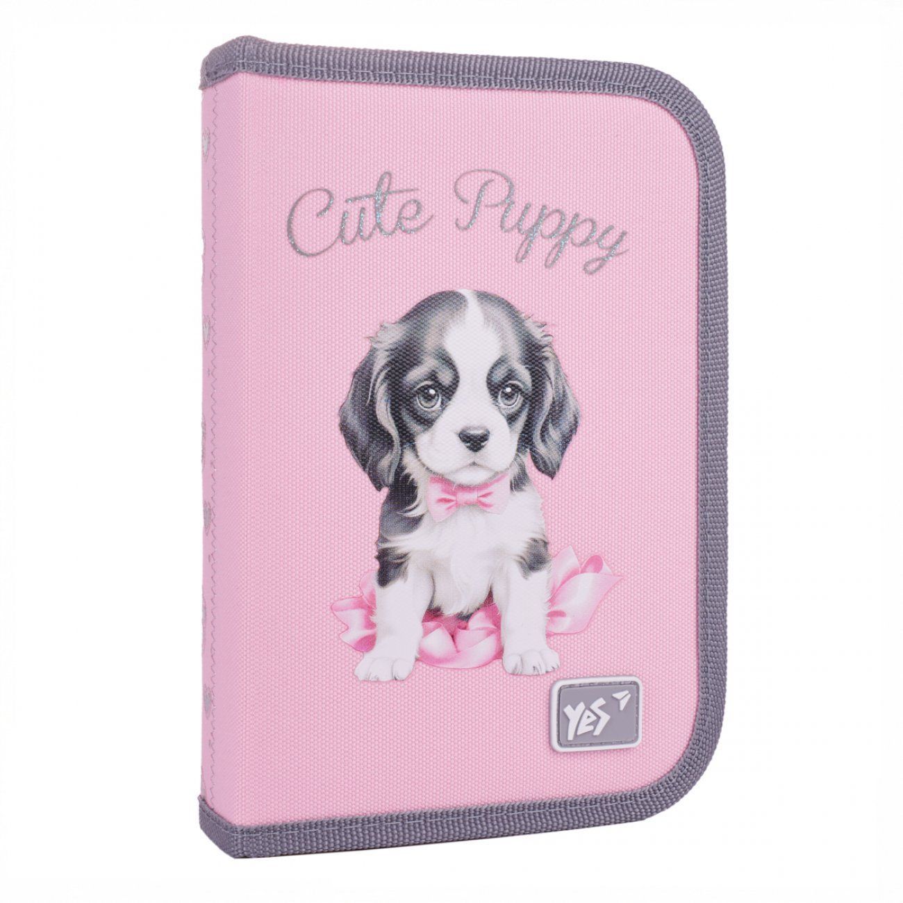 Пенал школьный Yes для девочки на 1 отделение, 2 отворота HP-04 Doggy Princess фото
