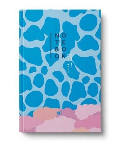 Блокнот А5 96л, в клетку, твердая обложка ArtPrint Wild color микс фото