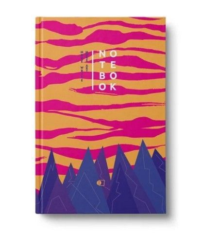 Блокнот А5 96л, в клетку, твердая обложка ArtPrint Wild color микс фото