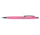 Карандаш механический Buromax Chic HB 0,5мм трехгранный с ластиком, корпус розовый фото 1