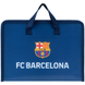 Папка-портфель пластиковая А4 на молнии Kite FC Barcelona с текстильными ручками фото 1