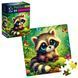 Пазл 64 ел 15x15 см De tail Єнот з метеликами Укр (Vladi Toys) фото 2
