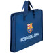 Папка-портфель пластиковая А4 на молнии Kite FC Barcelona с текстильными ручками фото 2