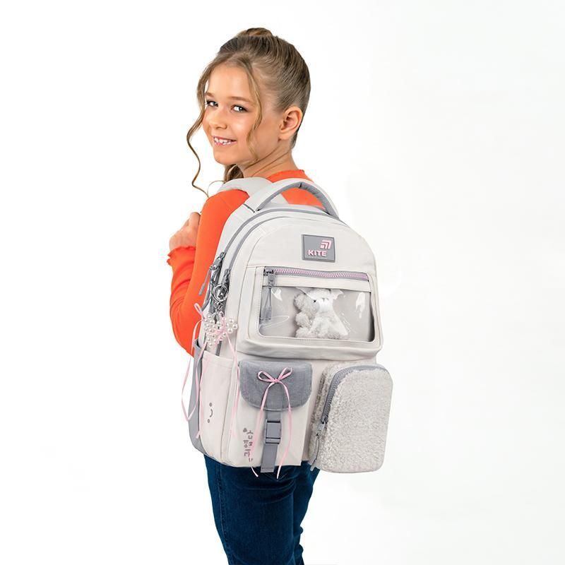 Рюкзак підлітковий Kite Education teens 2587M Iconic 42 &times; 29 &times; 17см бежевий фото
