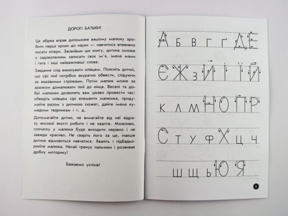 Мої перші прописи ЛІТЕРИ 5+ Частина 1 Укр (Зірка) фото