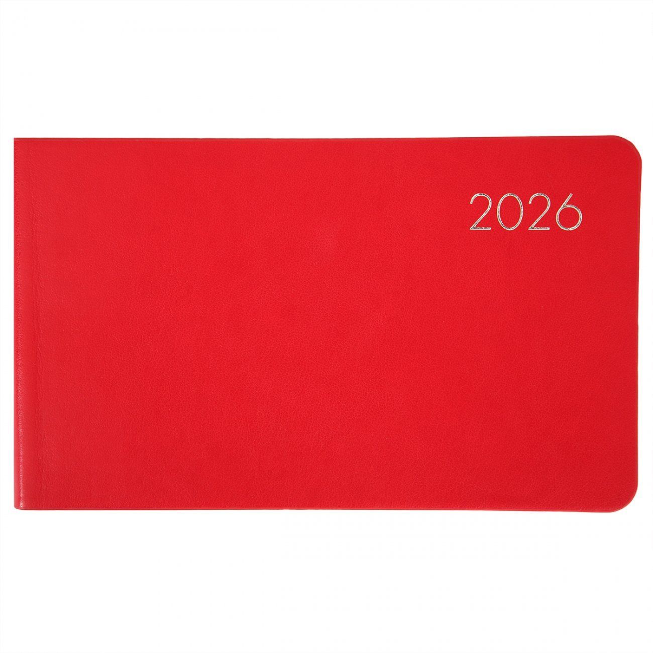 Щотижневик датований 2026 Leo Planner Glory 10*17см лінія 128сторінок, м'яка PU обкл., червоний фото